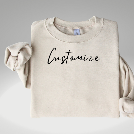 Custom Crew-Neck Sweatshirt