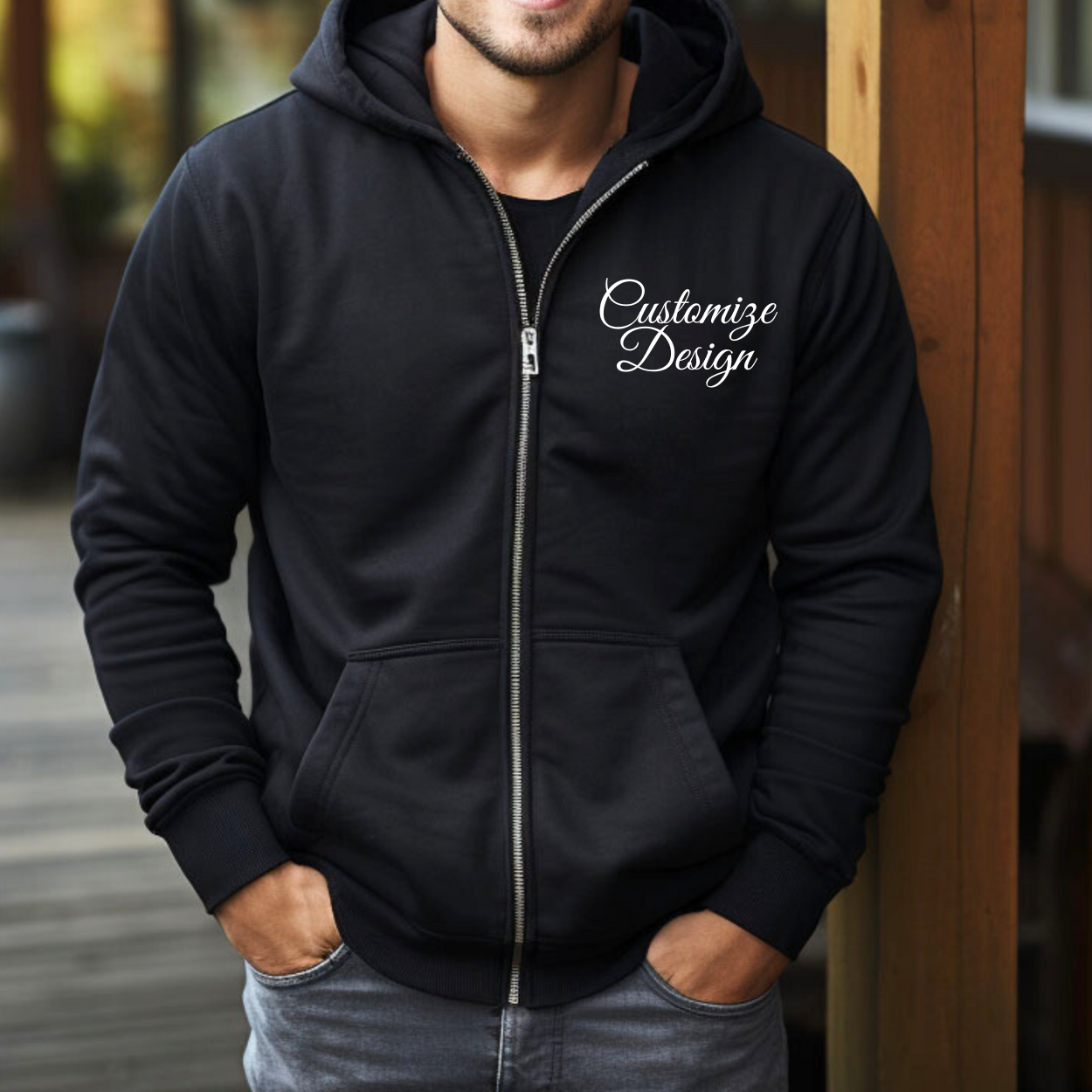 Custom Zip Hoodie