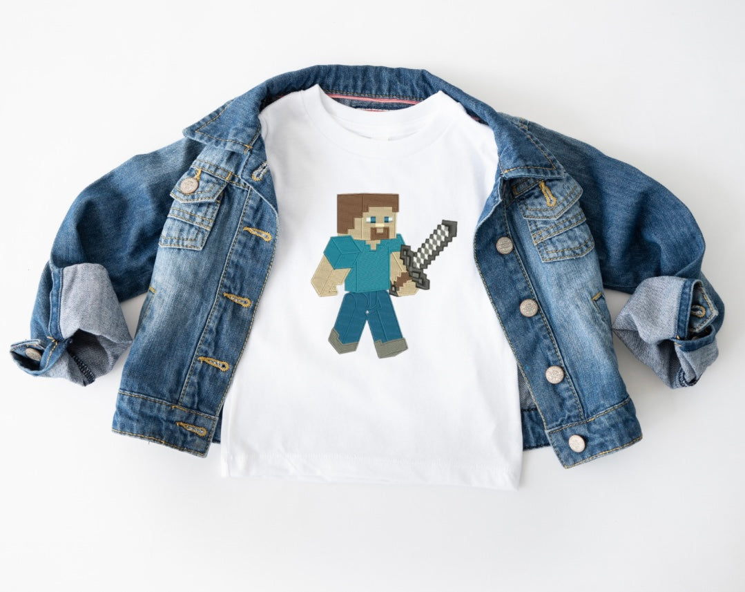 Interactive Game Character Design Tee