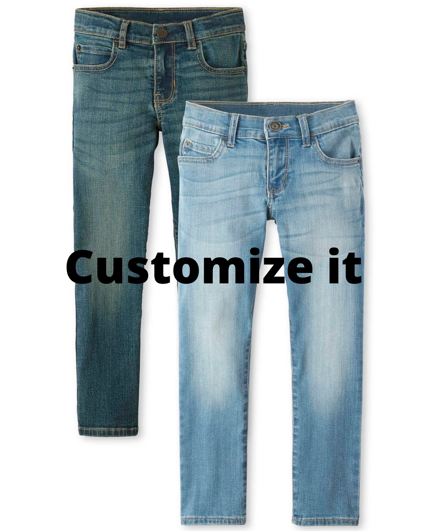 Customized Denim Jeans