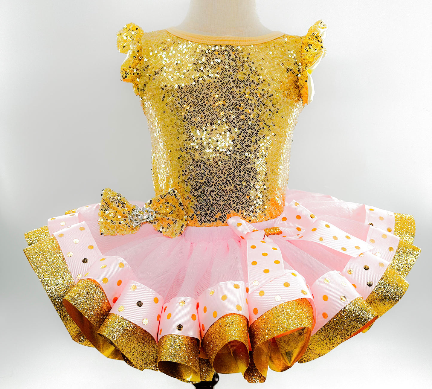 Gold Shimmer and Pink Princess Tutu
