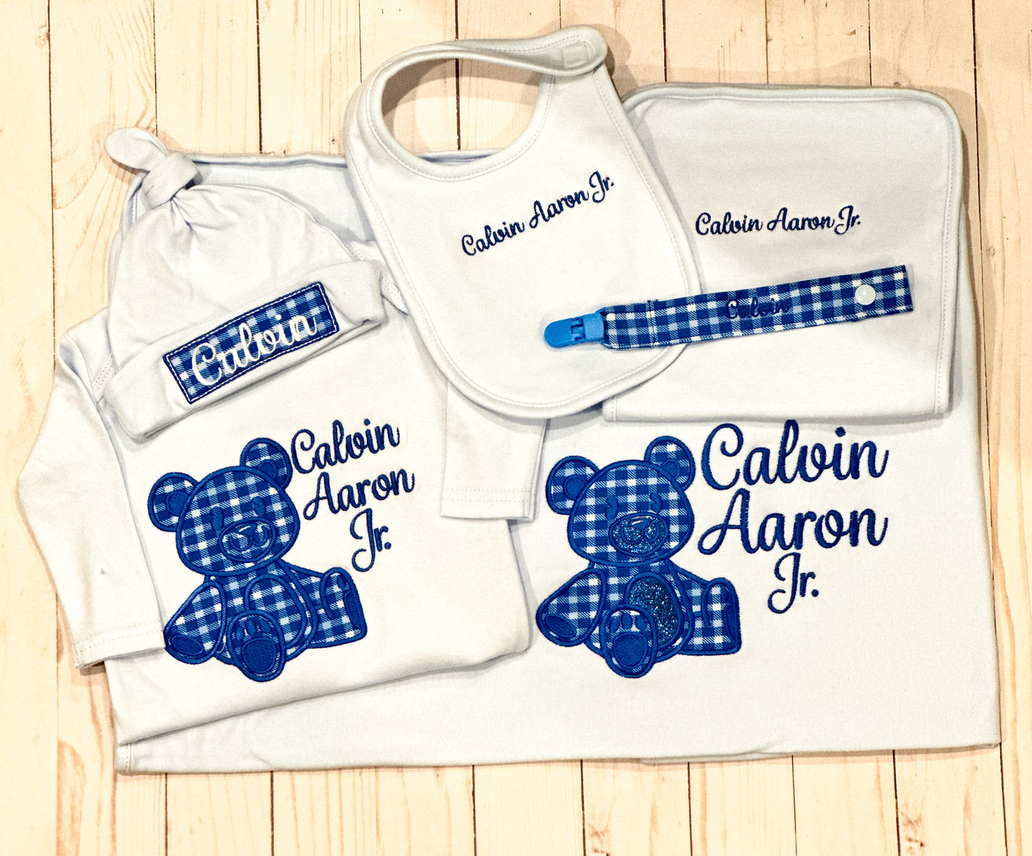 Personalized Baby Gown Ensemble