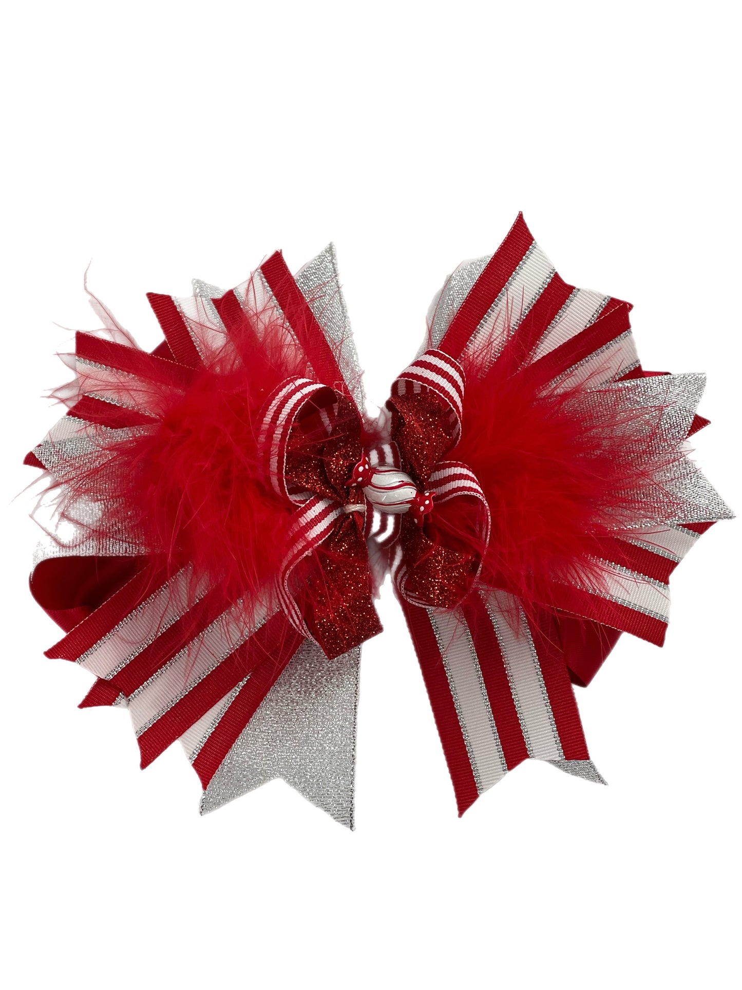 Candy Cane Ribbon Trimmed Tutu