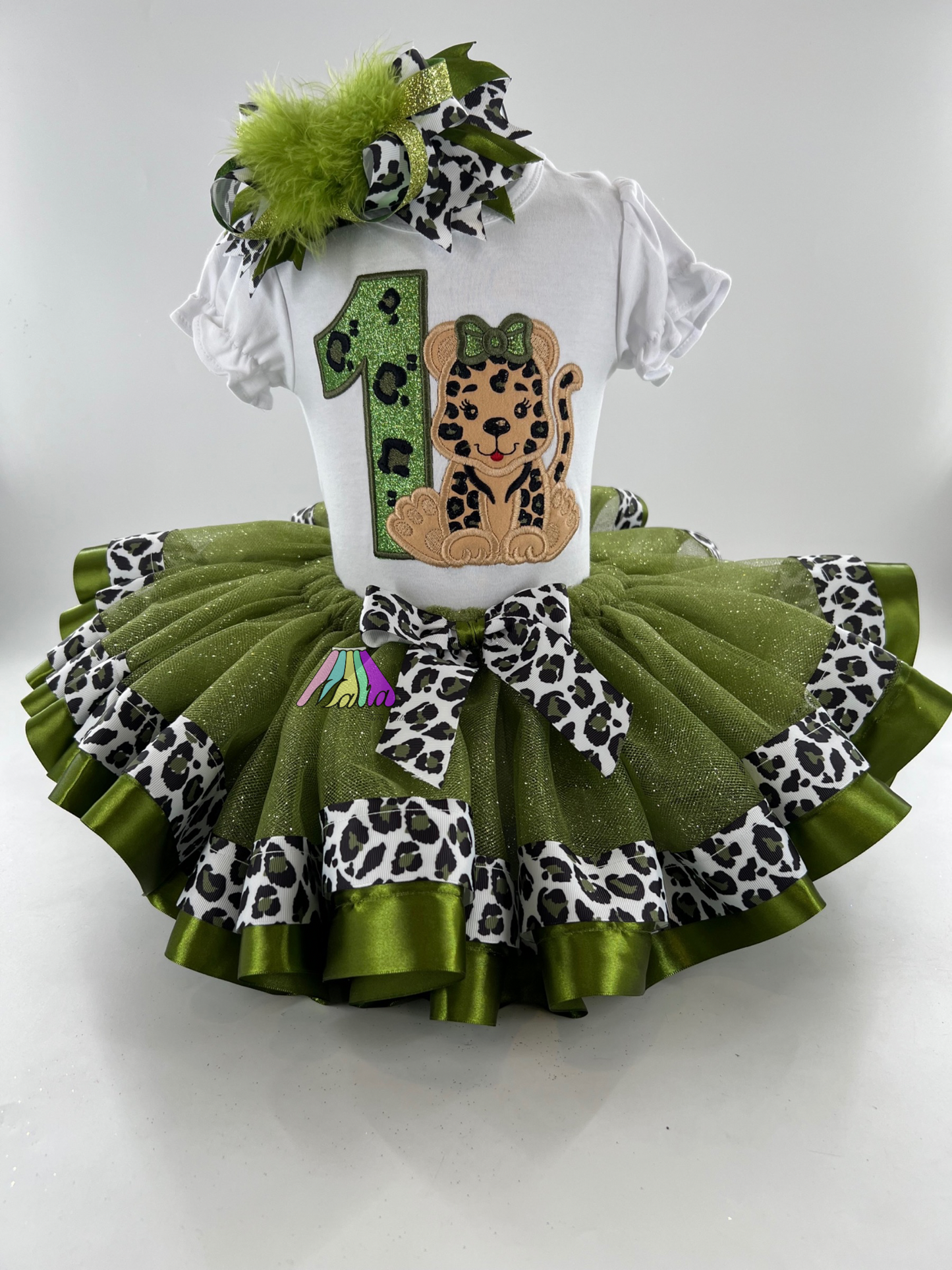 Cute Cheetah Tutu Ensemble